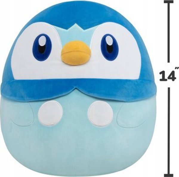 Λούτρινο Squishmallows SQUISHMALLOWS POKEMON Piplup, 35 cm