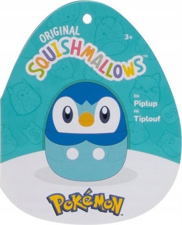 Λούτρινο Squishmallows SQUISHMALLOWS POKEMON Piplup, 35 cm