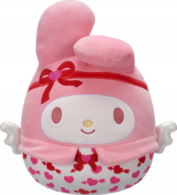 SQUISHMALLOWS HELLO KITTY Λούτρινο παιχνίδι έκδοση για την Ημέρα του Αγίου Βαλεντίνου, 20 εκ.