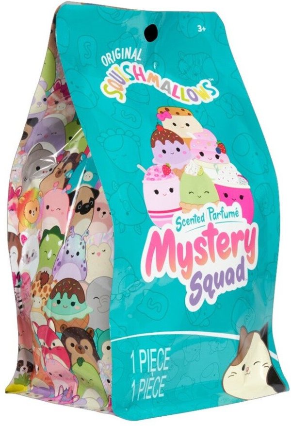 SQUISHMALLOWS Μυστική Ομάδα W21 Αρωματισμένο λούτρινο παιχνίδι, 20 εκ