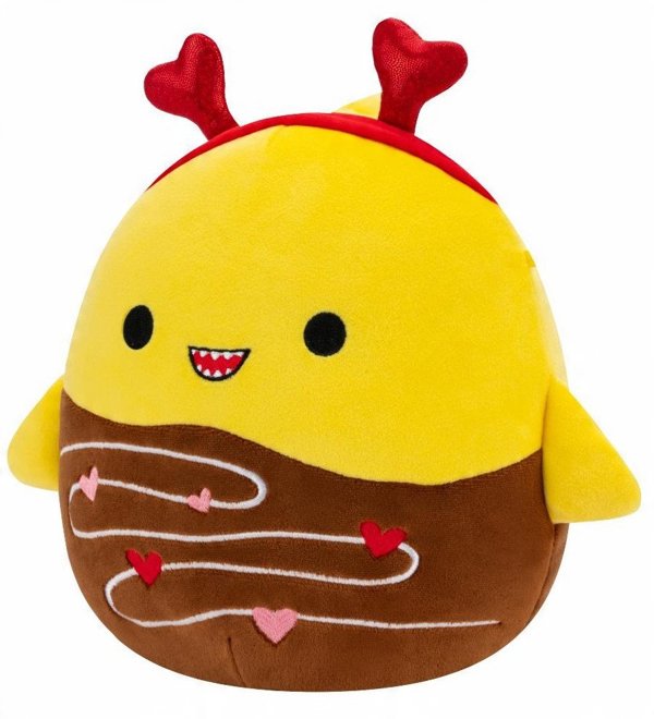 SQUISHMALLOWS Λούτρινο παιχνίδι έκδοση Ημέρας του Αγίου Βαλεντίνου, 19 εκ.