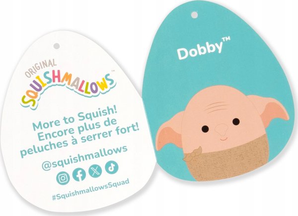Squishmallows SQUISHMALLOWS HARRY POTTER W3 Λούτρινο παιχνίδι, 20 εκ.