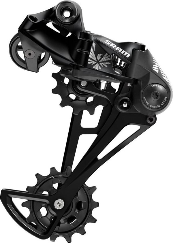 Sram NX Eagle Οπίσθιο Ντεραγιέ 12 ταχυτήτων, μαύρο