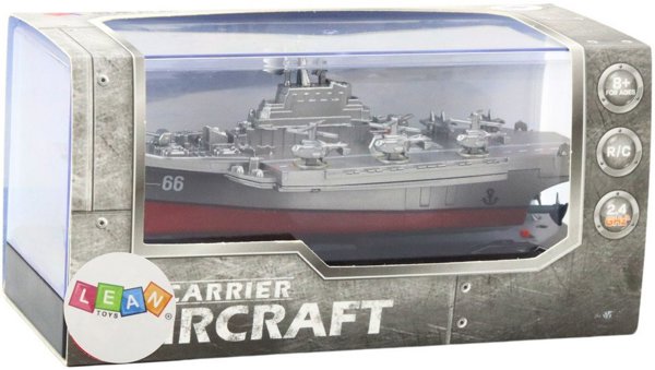 Στρατιωτικό Πλοίο Τηλεκατευθυνόμενο RC Ασημί 15cm LEAN Toys