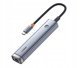 Σταθμός/αναπαραγωγέας Baseus Baseus UltraJoy Series 5-Port HUB AIR Space Grey（Type-C to HDMI4K@60Hz*1+USB3.0*2+PD*1+RJ45*1）