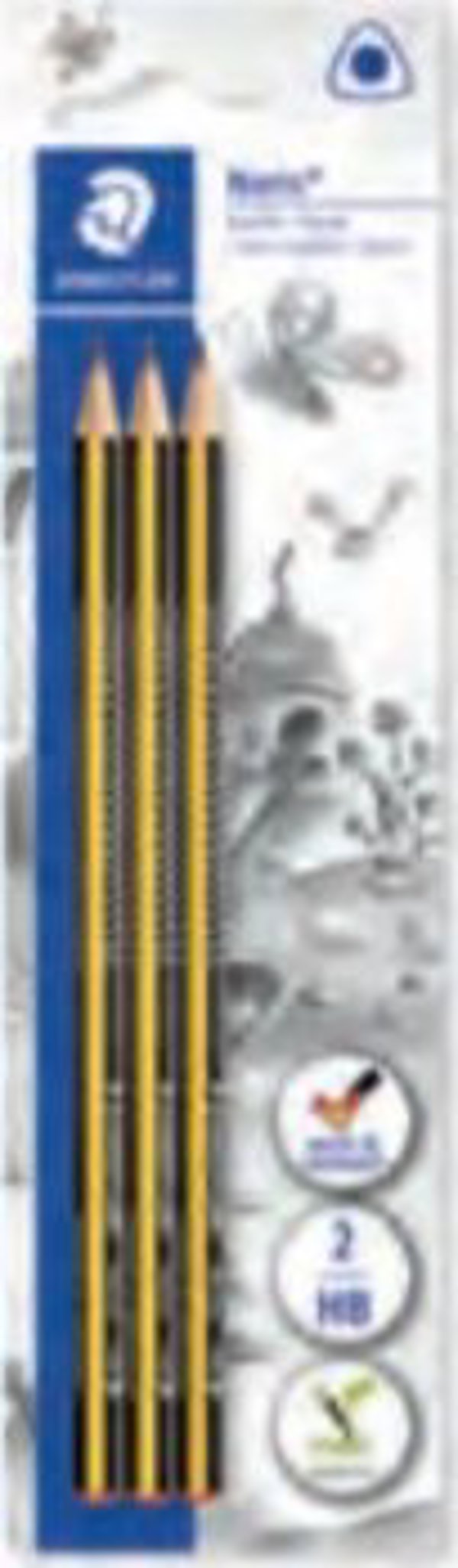 Μολύβι STAEDTLER Noris HB x3 Blisterkarte