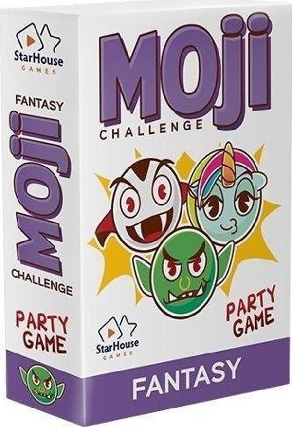 StarHouse Games MOJI Challenge Επιτραπέζιο Παιχνίδι με 55 Κάρτες και 165 Προκλήσεις για Πάρτι