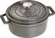 STAUB La Cocotte Στρογγυλή Μαντεμένια Κατσαρόλα 12cm 0.4L - Γκρι