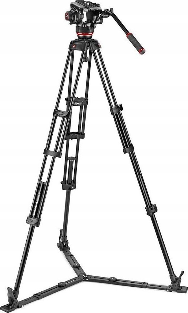 Τρίποδο Manfrotto Σετ Twin Alu + κεφαλή 504X - κάτω διασπορά