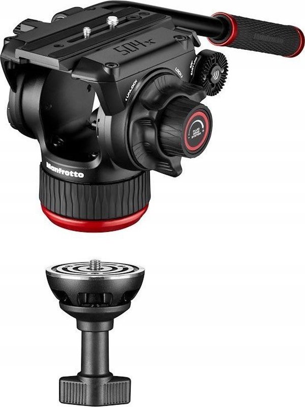 Τρίποδο Manfrotto Σετ Twin Alu + κεφαλή 504X - κάτω διασπορά
