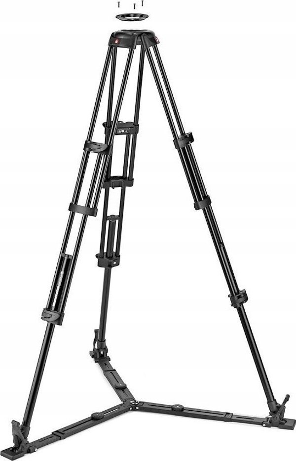 Τρίποδο Manfrotto Σετ Twin Alu + κεφαλή 504X - κάτω διασπορά