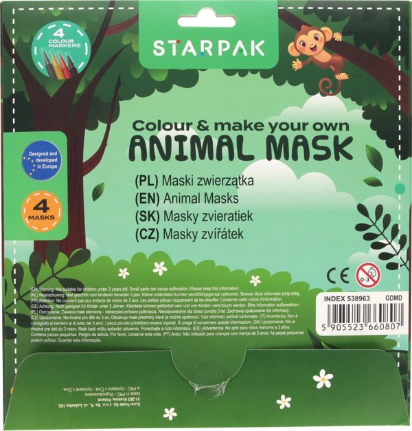 ΣΕΤ ΜΑΣΚΕΣ ΖΩΑ STARPAK STK PUD 12/24
