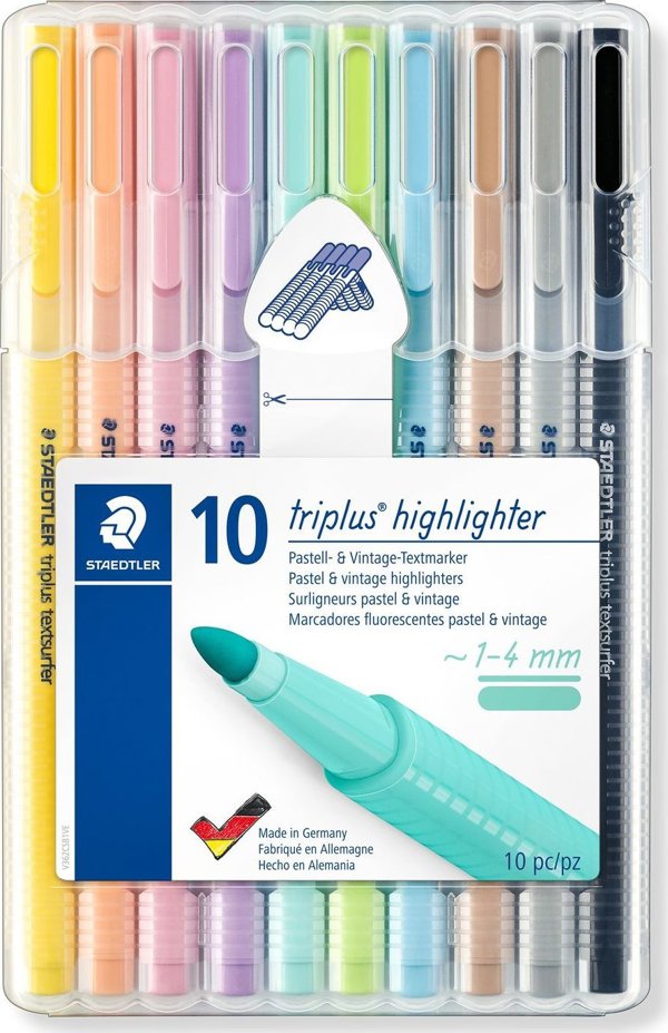 Μαρκαδόρος επισήμανσης STAEDTLER triplus textsurfer 10 τεμ. κουτί