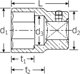 Stahlwille Καρυδάκι 3/4" 38mm, 6-γωνιακό, κοντό