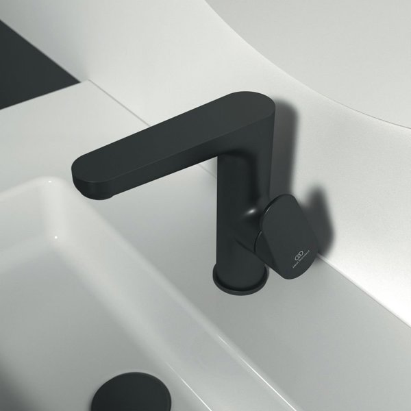 Μπαταρία νιπτήρα Standart Ideal Standard CERAFINE O BC703XG, μαύρο ματ