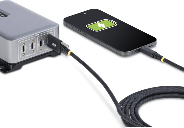 StarTech S2CEPR3M-USBSL-CABLE καλώδιο USB USB 2.0 3 m USB C Μαύρο