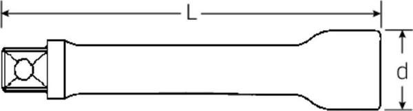 Stahlwille Επέκταση 1/2" 130MM STAHL 509/5