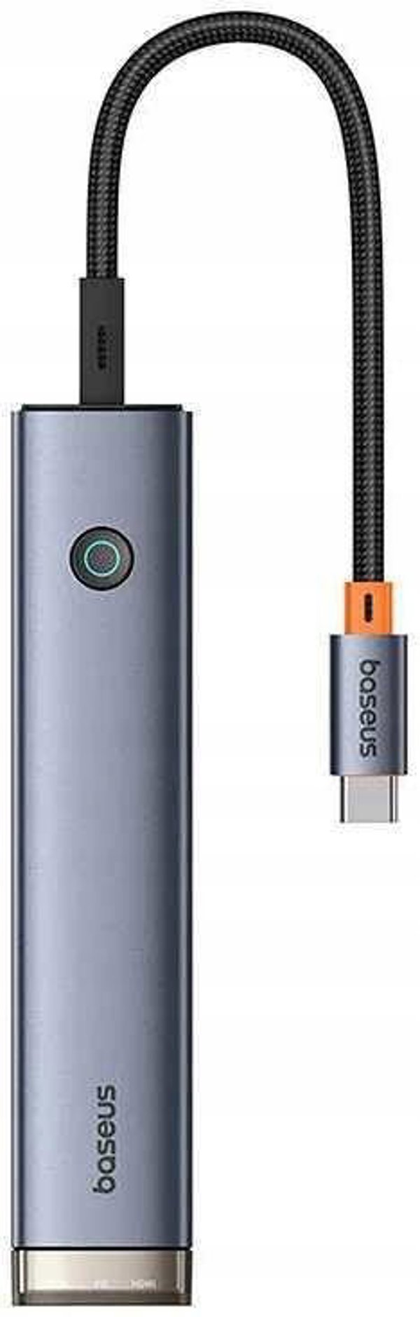 Σταθμός/αναπαραγωγέας Baseus Baseus UltraJoy Series 6-Port HUB AIR Space Grey（Type-C to HDMI4K@30Hz*1+USB3.0*2+USB2.0*1+Type-C3.0*1+PD*1）