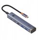 Σταθμός/αναπαραγωγέας Baseus Baseus UltraJoy Series 6-Port HUB AIR Space Grey（Type-C to HDMI4K@30Hz*1+USB3.0*2+USB2.0*1+Type-C3.0*1+PD*1）