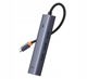 Stacja/replikator Baseus Baseus UltraJoy Series 6-Port HUB Docking Station Space Grey（Type-C to HDMI4K@30Hz*1+USB 3.0*3+PD*1+RJ45*1）