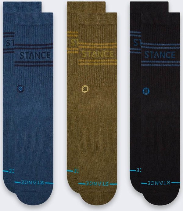 Κάλτσες Stance Basic Crew 3 ζευγάρια Army