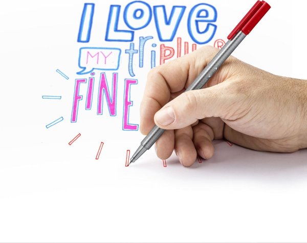 Στυλό STAEDTLER Fineliner triplus μαύρο σετ 4 τεμαχίων λιανικής