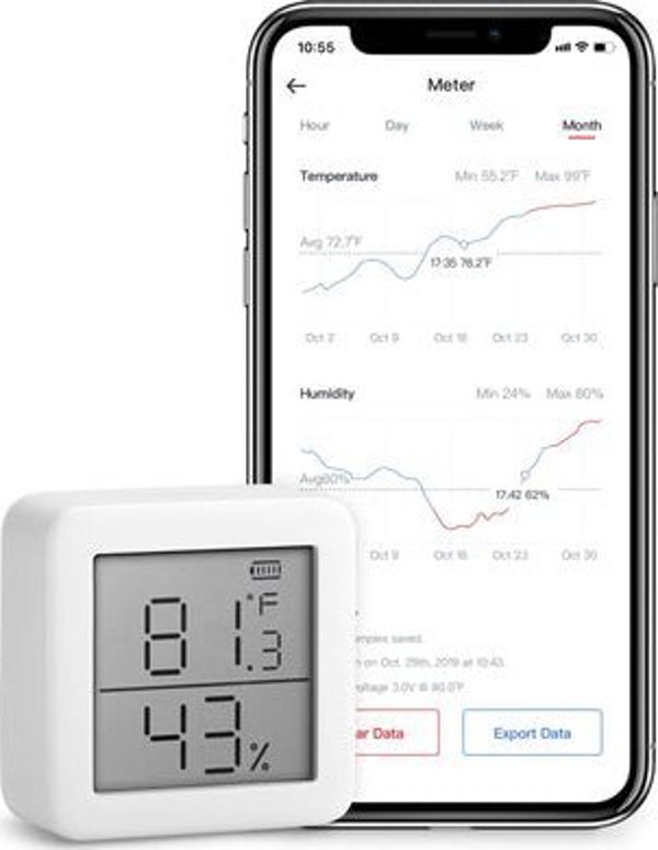 Stacja pogodowa SwitchBot Meter - Termometr i higrometr (RC041446)