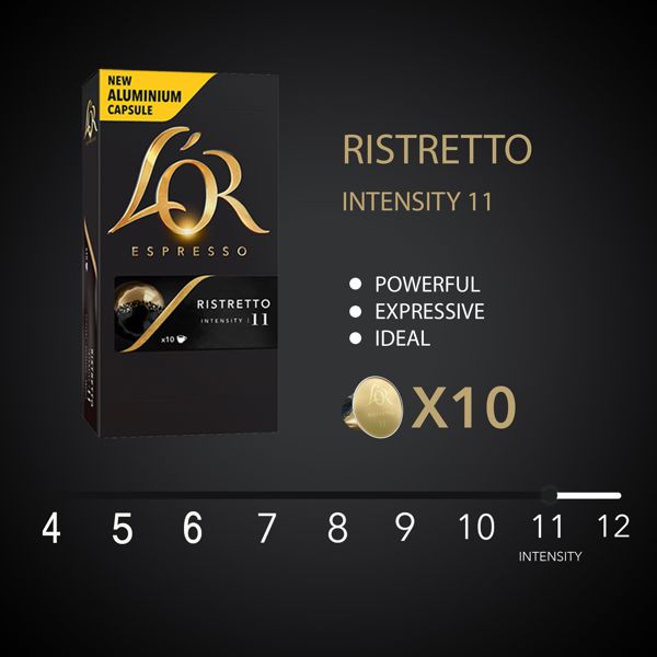 Κάψουλες καφέ l'or ristretto 10/p Staples