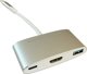 Σταθμός/αναπαραγωγέας LC-Power LC-HUB-C-MULTI-4 USB-C
