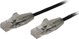 StarTech Καλώδιο Δικτύου Cat6 U/UTP 1m - N6PAT100CMBKS Μαύρο