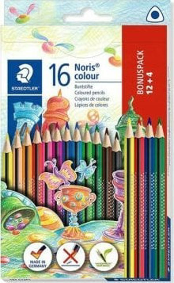 Μολύβι χρωματιστό STAEDTLER Noris colour 12+4