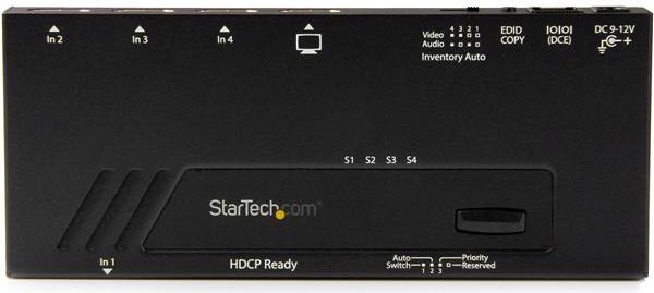 Διακόπτης HDMI 4 θυρών StarTech (VS421HD4KA)