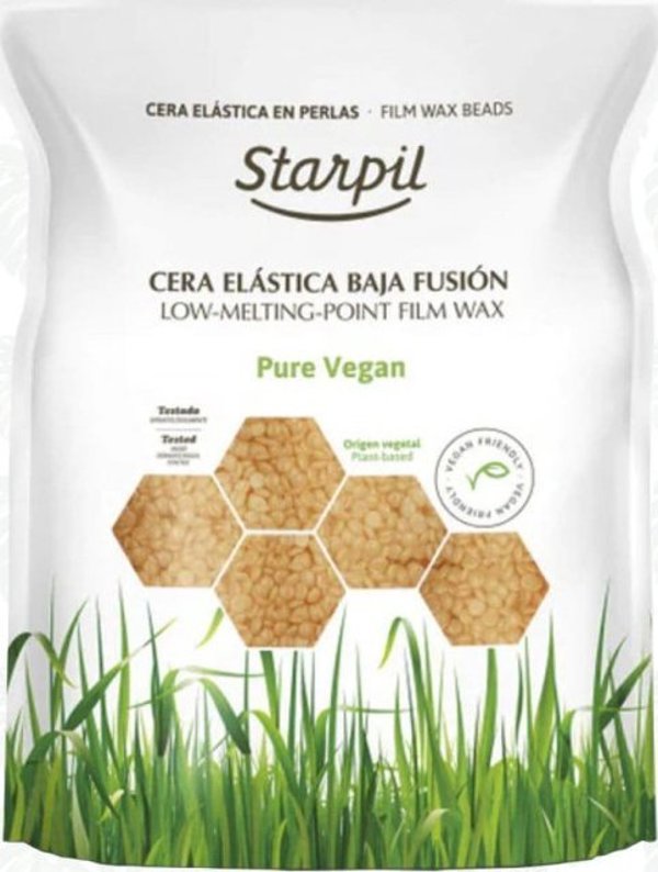 Starpil Κερί αποτρίχωσης σε κόκκους Starpil Pure Vegan Elastic Wax in Pearls, veganικό, 1kg