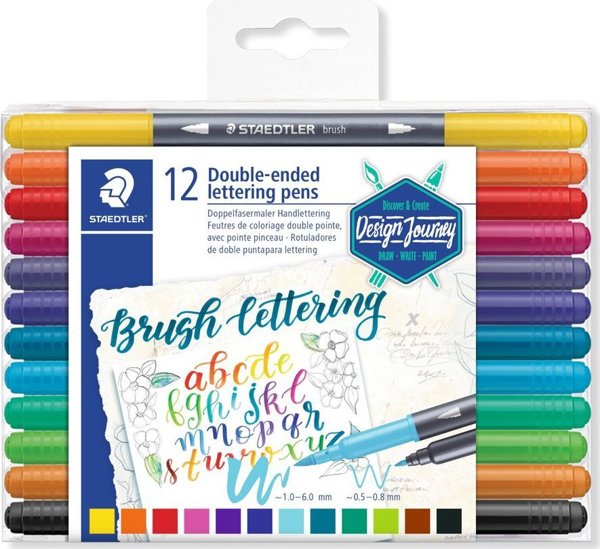 Staedtler 3004 Μολύβια Χρωματιστά Μαλακά, Πολύχρωμα, 12 Τεμάχια