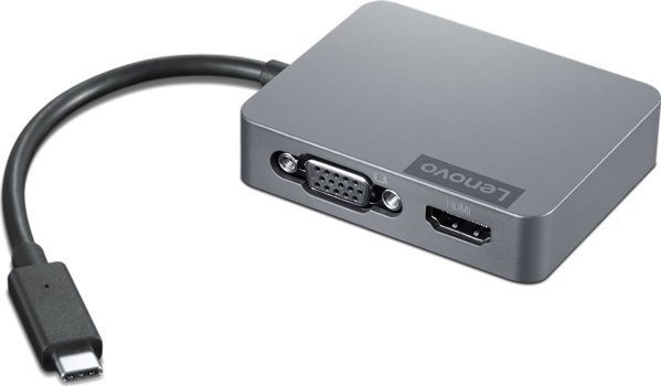 Lenovo USB-C Travel Hub Gen 2 (4X91A30366) - Αντάπτορας Επέκτασης με Θύρες USB, HDMI & Ethernet