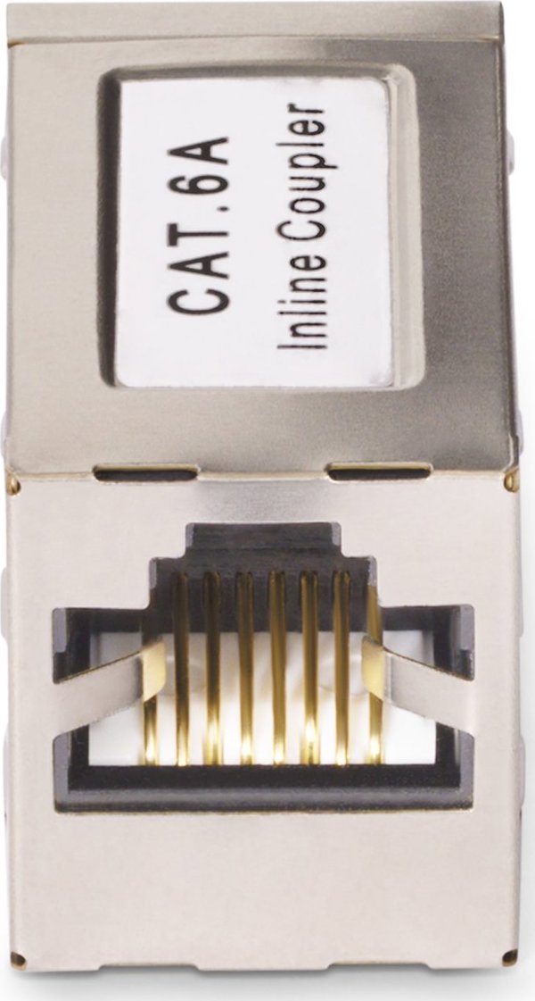 StarTech StarTech IN-CAT6A-COUPLER-S1 αλλαγέας φύλου / καλωδίων RJ-45 Ασημί