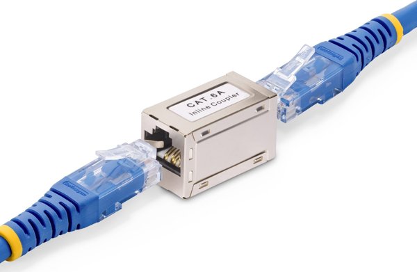 StarTech StarTech IN-CAT6A-COUPLER-S1 αλλαγέας φύλου / καλωδίων RJ-45 Ασημί