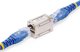 StarTech StarTech IN-CAT6A-COUPLER-S1 αλλαγέας φύλου / καλωδίων RJ-45 Ασημί
