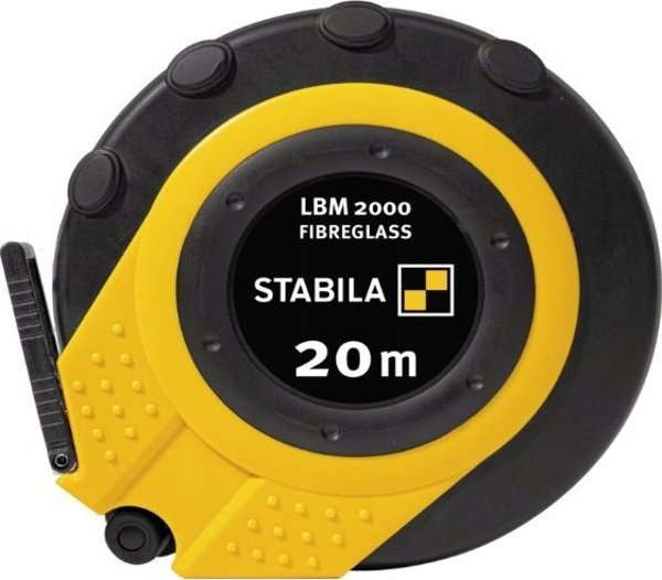Stabila Μετροταινία Stabila LBM 2000, από υαλονήματα, 20 μ, σε θήκη