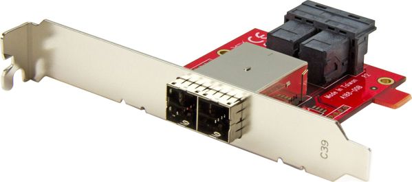 StarTech Προσαρμογέας 2x SFF-8643 - 2x SFF-8644 (SFF86448PLT2)