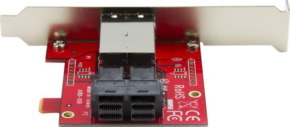 StarTech Προσαρμογέας 2x SFF-8643 - 2x SFF-8644 (SFF86448PLT2)