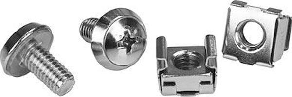 StarTech Σετ Βίδες M6 x 12mm με Κλωβούς Παξιμαδιών, 20 Τεμάχια (CABSCRWM620)