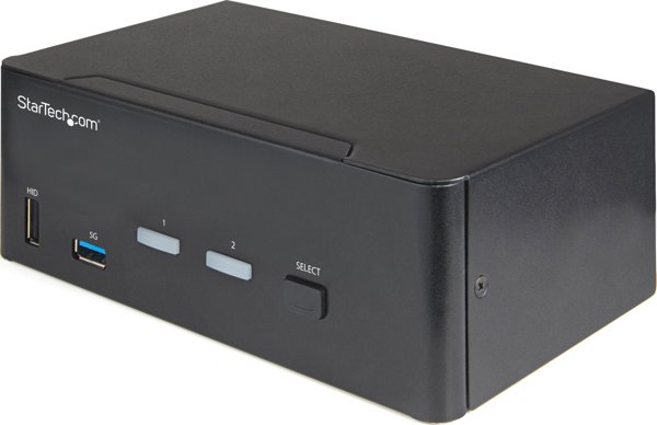 StarTech 2-Port HDMI KVM Switch SV231DHU34K6, USB, 4K Ultra HD, Μαύρο