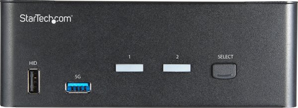 StarTech 2-Port HDMI KVM Switch SV231DHU34K6, USB, 4K Ultra HD, Μαύρο