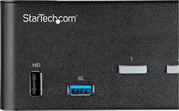 StarTech 2-Port HDMI KVM Switch SV231DHU34K6, USB, 4K Ultra HD, Μαύρο
