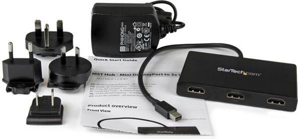 StarTech Διαχωριστής miniDisplayPort - 3x HDMI (MSTMDP123HD)