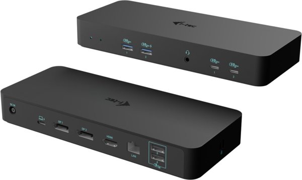 I-TEC USB-C Intelligent Triple Display Docking Station, 1xHDMI, 2xDP, GLAN, USB-A/C, PD 100W