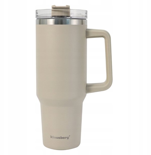 Ανοξείδωτο Θερμός Κούπα 1100ml με Λαβή και Καλαμάκι ΚLAUSBERG KB-7944