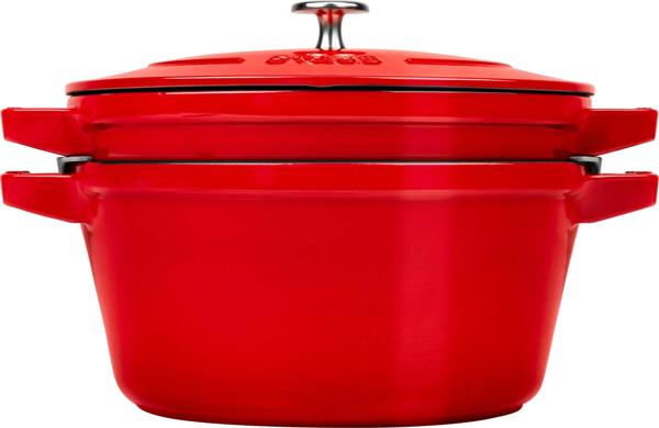 STAUB Σετ 2 μαντεμένια σκεύη με καπάκι Staub
