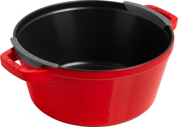 STAUB Σετ 2 μαντεμένια σκεύη με καπάκι Staub